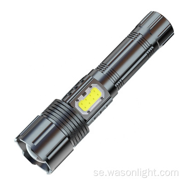 Hot Sale Design Ny teknik XHP50 Långt räckvidd LED USB -uppladdningsbar ficklampa Fokusera mest kraftfulla LED -ficklampor Torch